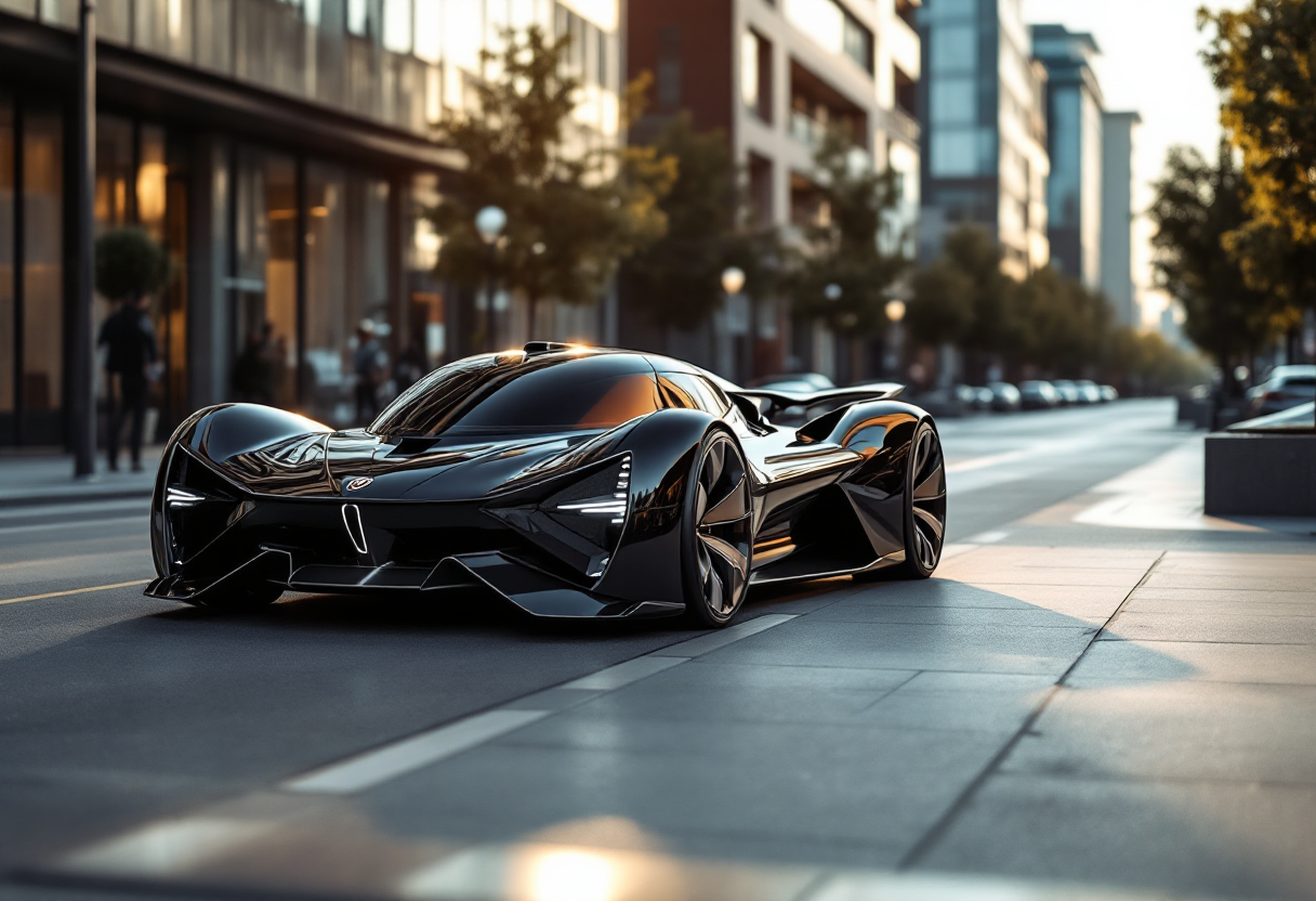 Hypercar italiana Katla di Giamaro Automobili in esposizione