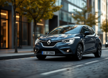 Lancia Ypsilon HF Line in un contesto urbano moderno
