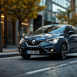 Lancia Ypsilon HF Line in un contesto urbano moderno