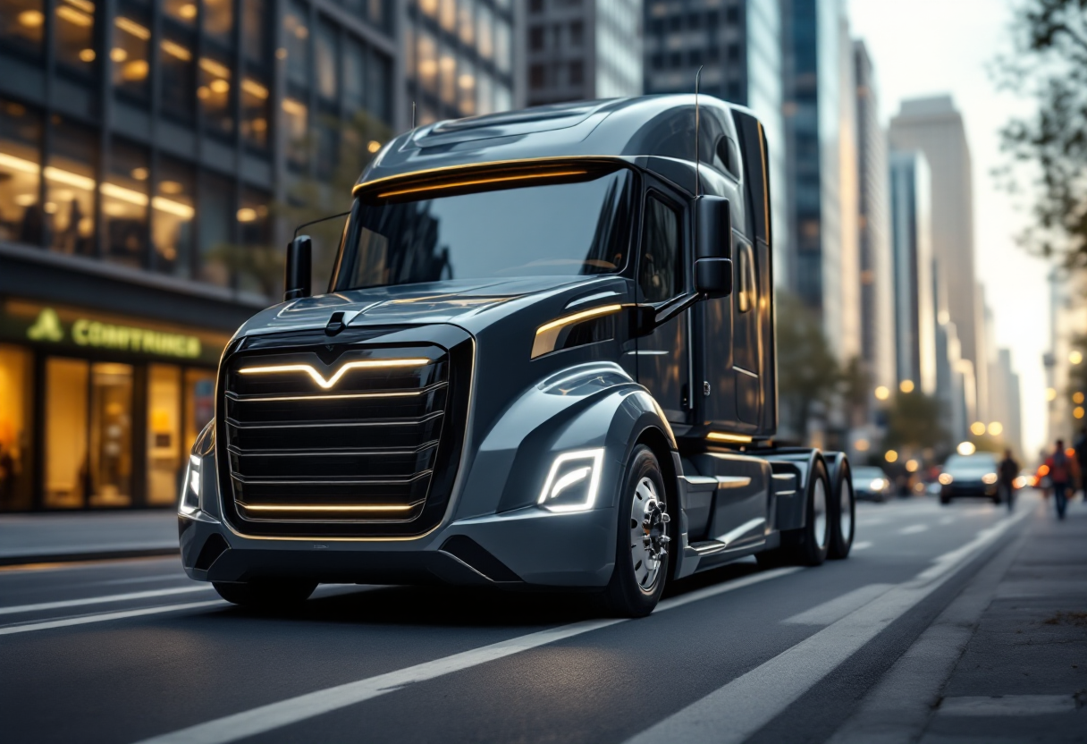 Mack Trucks Pioneer elettrico in azione su strada