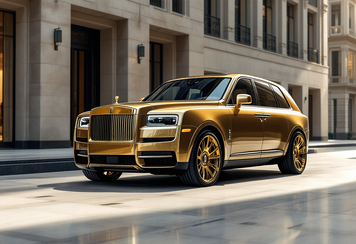 Rolls-Royce Cullinan Linea d'Oro di Mansory