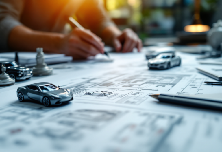 Marek Reichman mentre progetta un'auto iconica