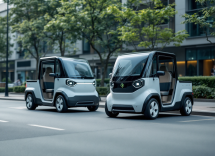 Immagine di mini pick-up elettrici Slate e Telo Trucks