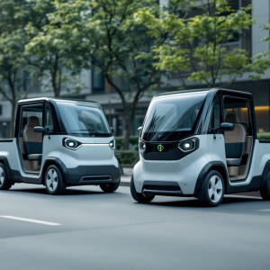 Immagine di mini pick-up elettrici Slate e Telo Trucks