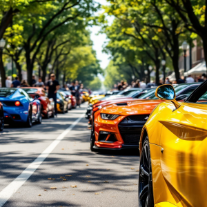 Immagine del Motor Valley Fest 2025 con auto storiche