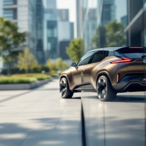 Nissan Juke elettrica con design innovativo e tecnologia avanzata