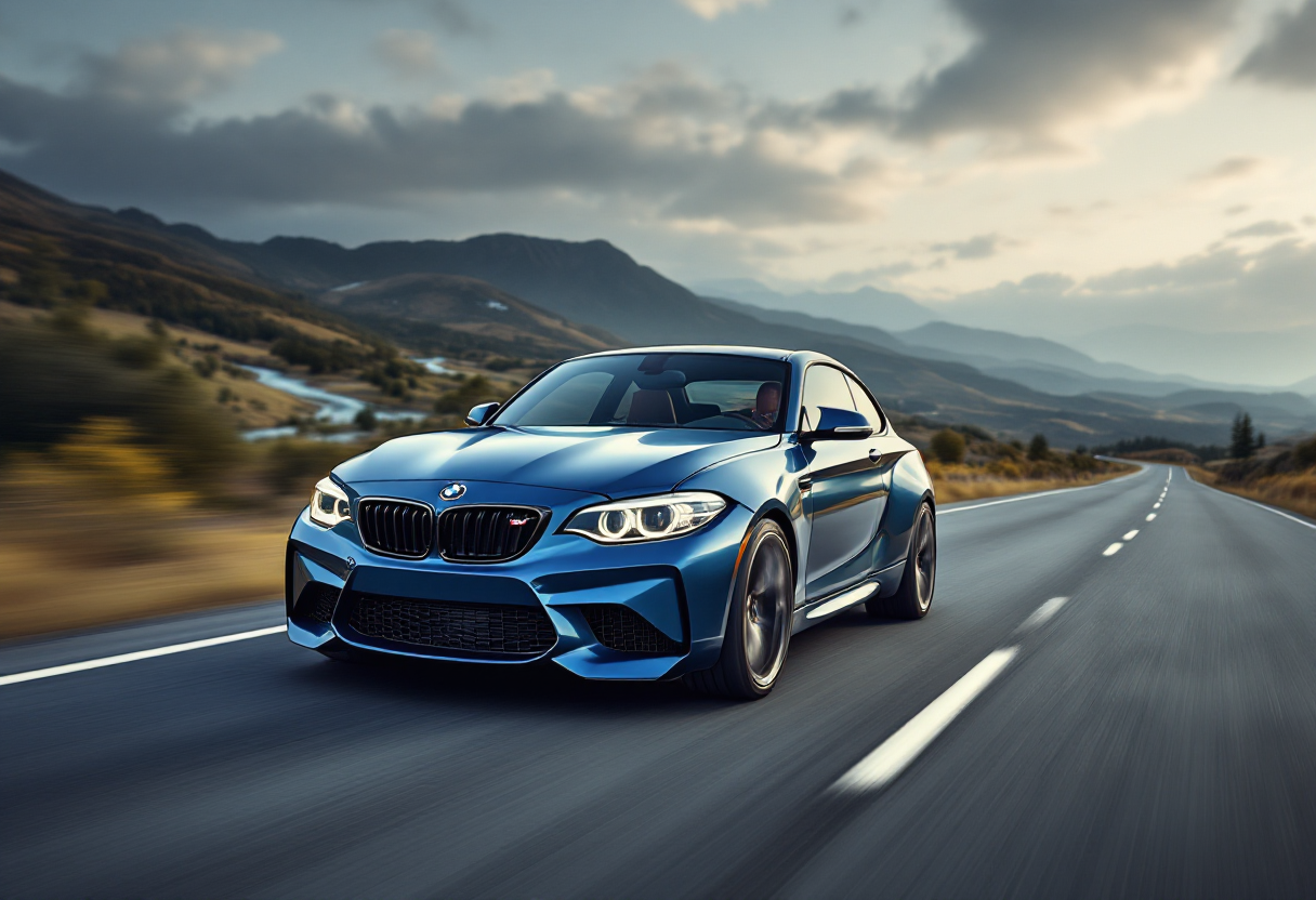 BMW M2 CS 2025 in un contesto sportivo