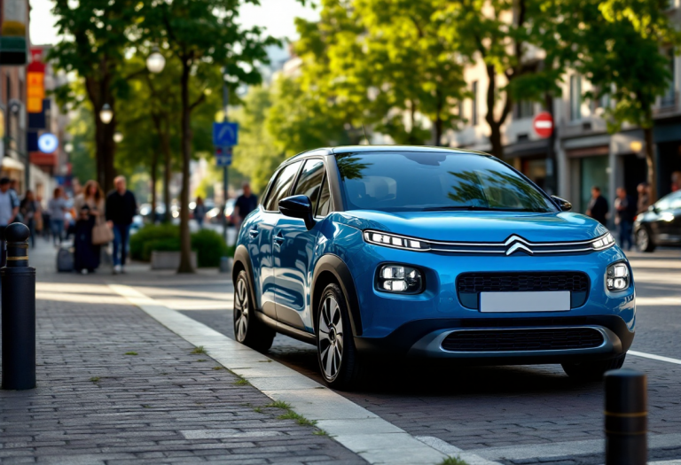 Immagine della nuova Citroen C3 con design audace