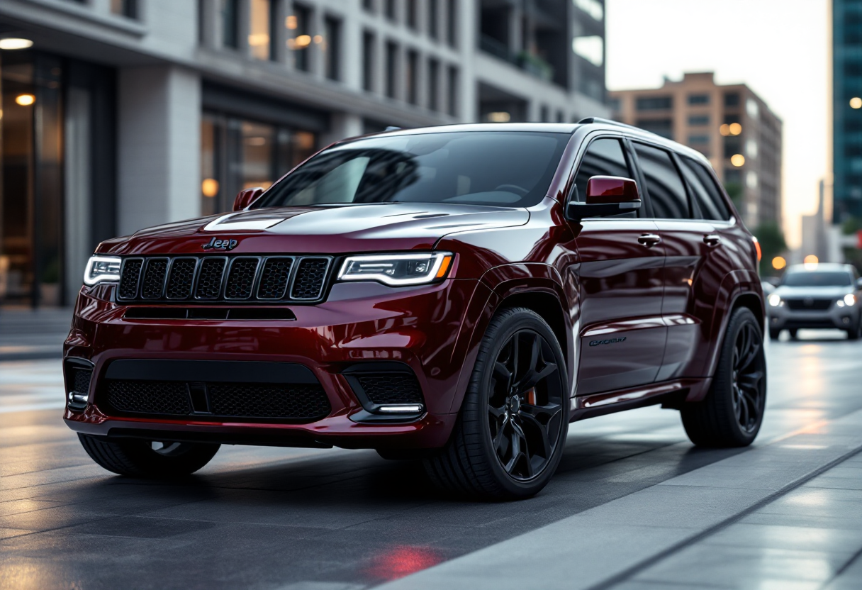 Jeep Grand Cherokee 2023 con design moderno e innovativo