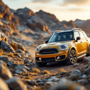 MINI Countryman in un paesaggio avventuroso