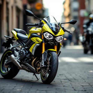 Triumph Speed Triple 1200 RX in esposizione