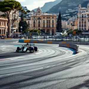 Oliver Rowland festeggia la vittoria all'E-Prix di Monaco 2025
