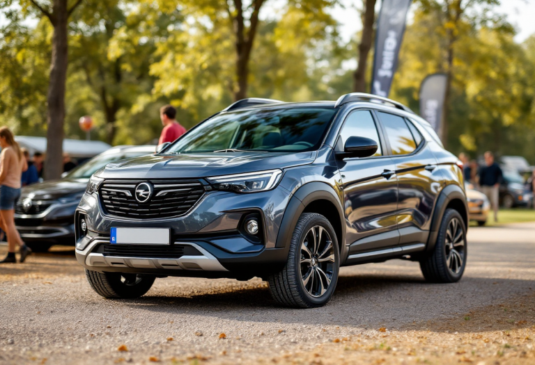 Concept Opel Frontera Gravel in un ambiente offroad