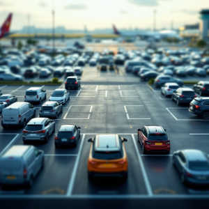 Immagine di un parcheggio aeroporto conveniente e accessibile