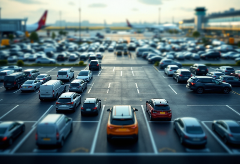 Immagine di un parcheggio aeroporto conveniente e accessibile