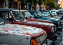 Grafico sull'età media delle auto in Italia nel 2024