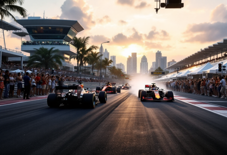 Oscar Piastri in testa alla classifica del Gran Premio di Miami 2025