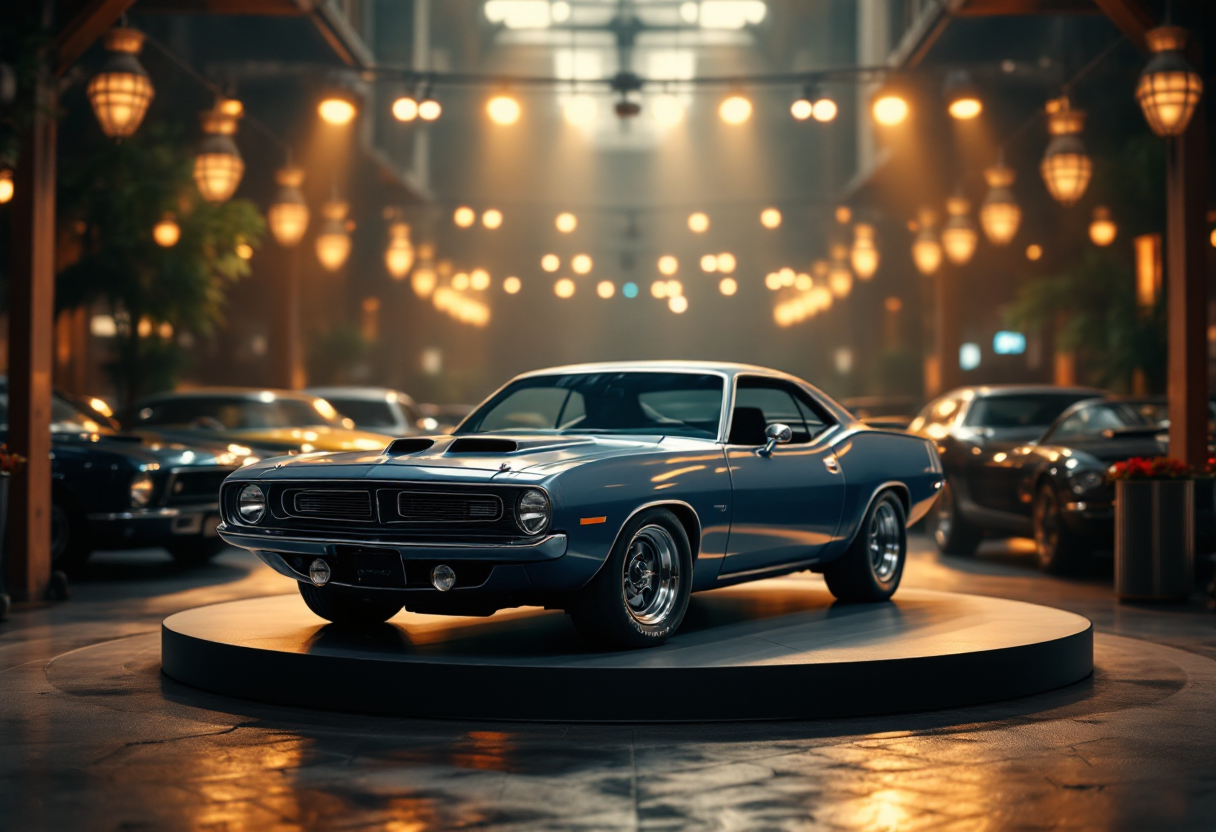 Plymouth Barracuda B0 in un contesto storico delle muscle car