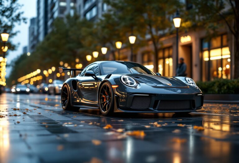 Porsche 911 GT2 RS in azione su pista