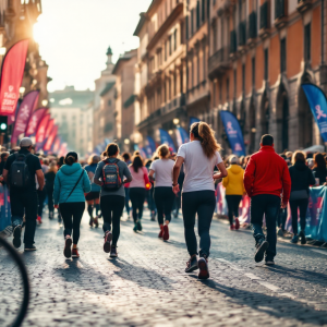 Partecipanti alla Race for the Cure 2025 a Roma