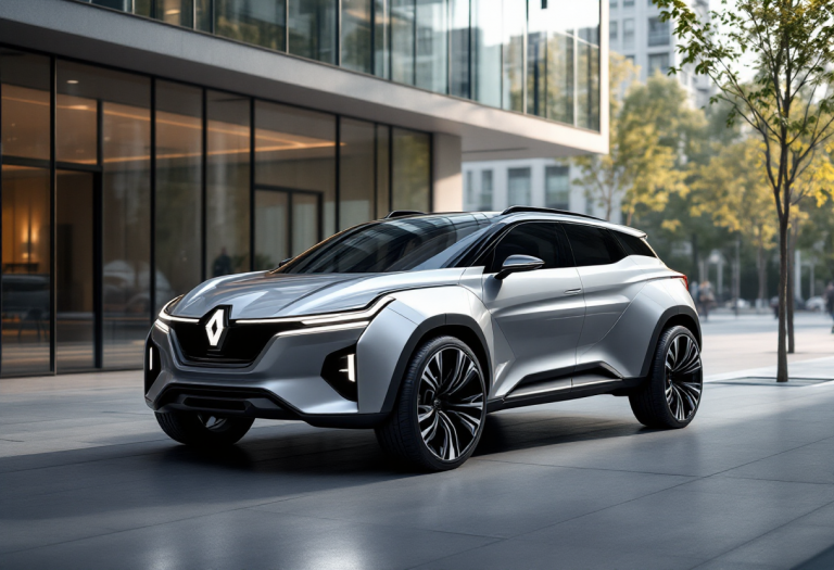 Renault 4 Savane 4x4 Concept in un paesaggio urbano