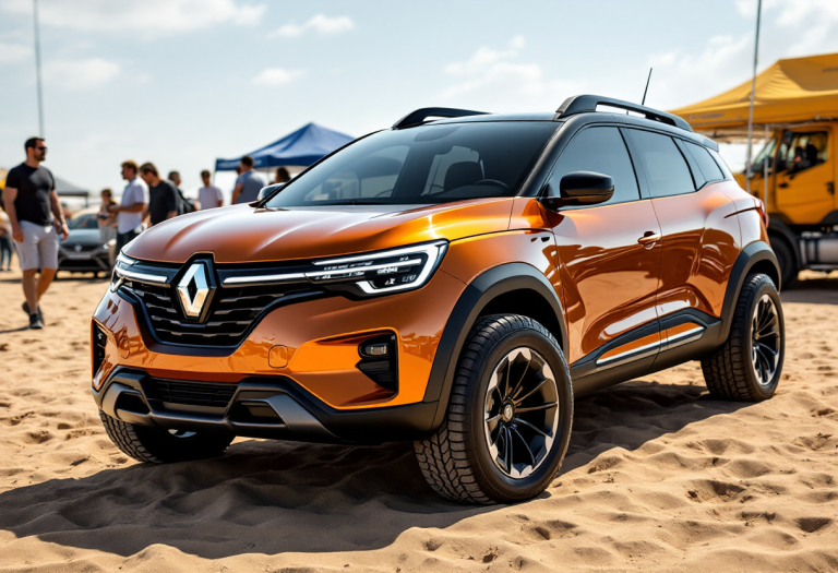 Renault 4 Savane 4x4 Concept in esposizione al Roland-Garros