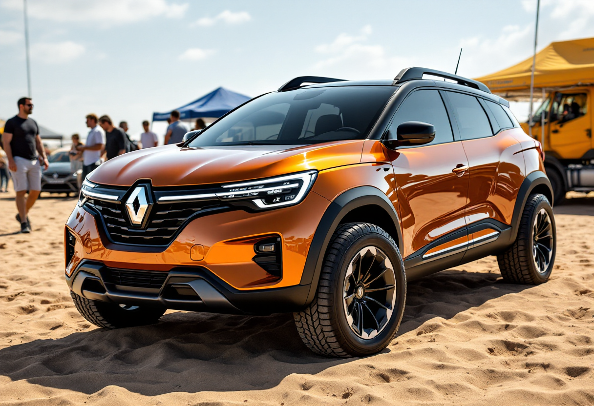 Renault 4 Savane 4x4 Concept in esposizione al Roland-Garros