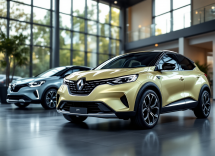 Renault Captur e Symbioz in un contesto urbano moderno