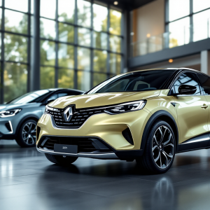 Renault Captur e Symbioz in un contesto urbano moderno