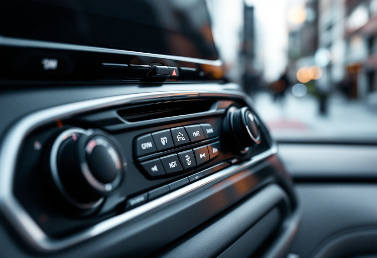 Climatizzatore auto: opzioni manuali e automatiche