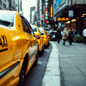 Manifestazione dei taxi in Italia per sciopero del 28 novembre