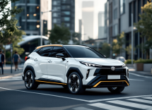 Toyota Corolla Cross 2026 in un ambiente urbano moderno