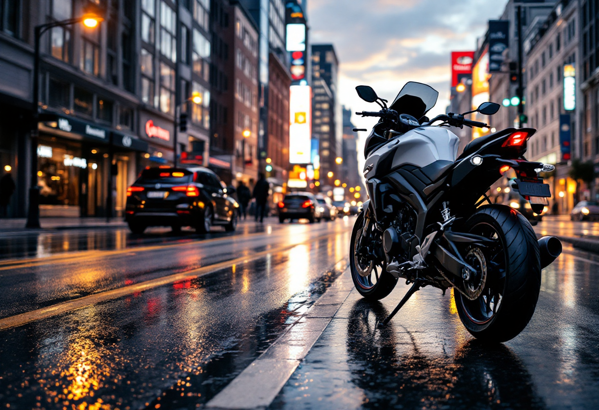 Yamaha Tracer 7 e Tracer 7 GT 2025 in esposizione