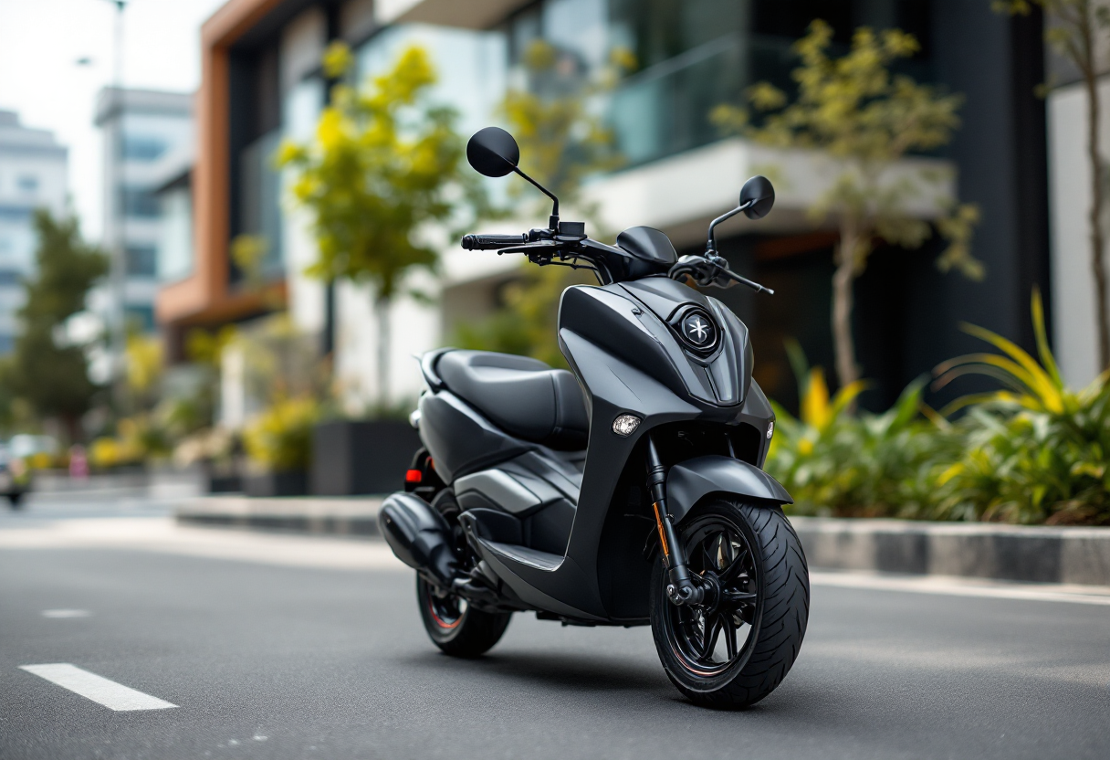 Yamaha Tricity 125 2025, scooter a tre ruote moderno