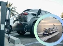 Auto elettrica traghetto
