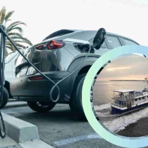 Auto elettrica traghetto