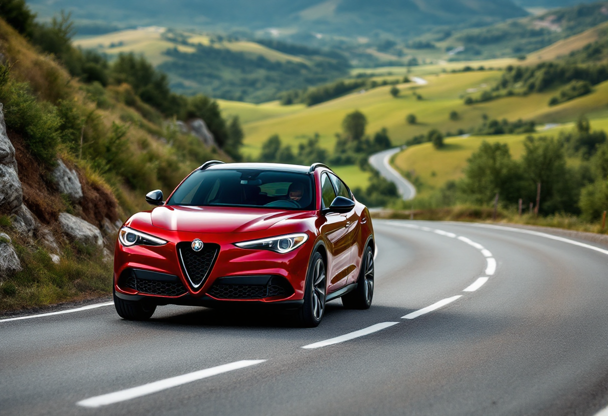 Immagine di un nuovo modello Alfa Romeo per il 2025