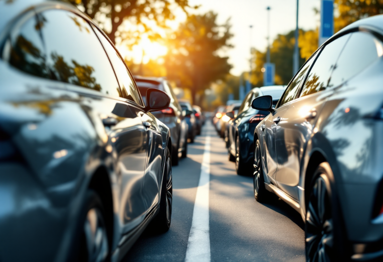 Grafico delle immatricolazioni auto in Italia a maggio 2025