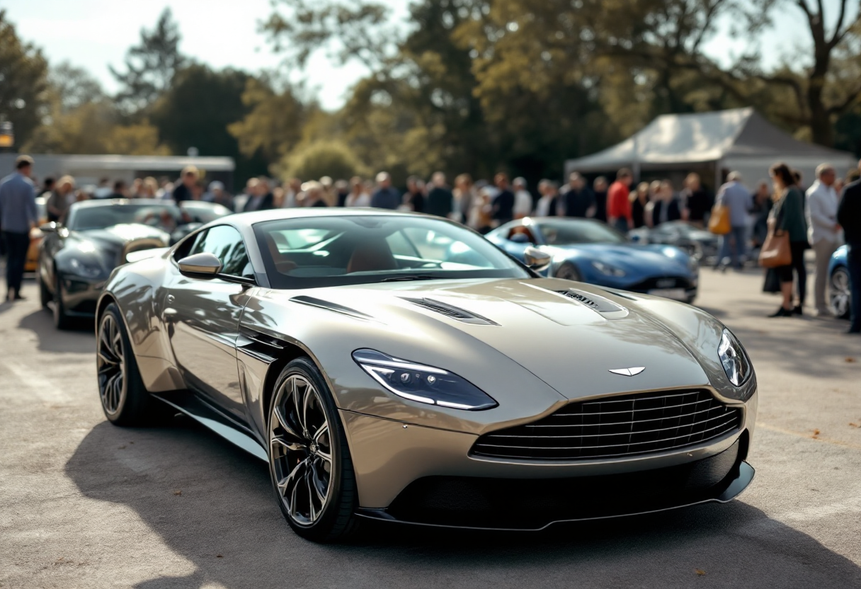 Quattro Aston Martin rare in esposizione all'asta