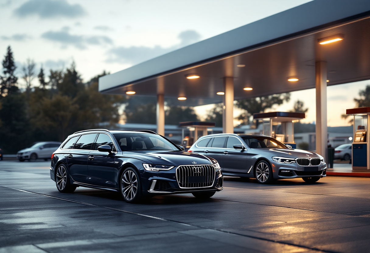 Confronto tra Audi A6 Avant e BMW Serie 5 Touring