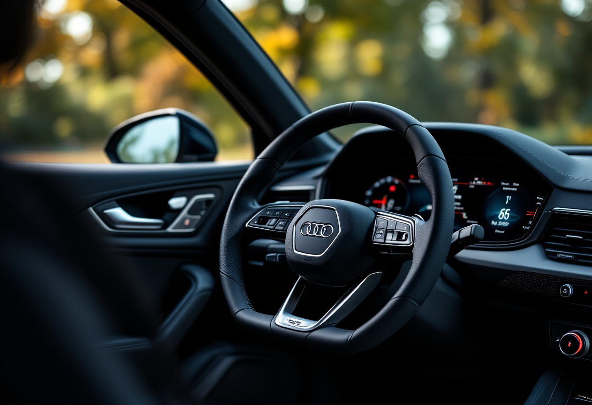 Audi Q3 2025 con nuovi comandi al volante