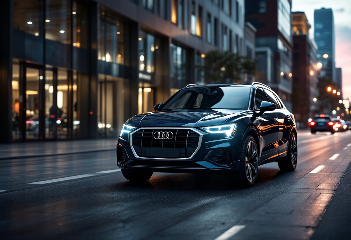 Nuova Audi Q3 2025 con design moderno e motori innovativi