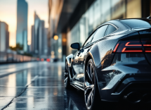 Audi RS 6 ibrida ed elettrica in movimento