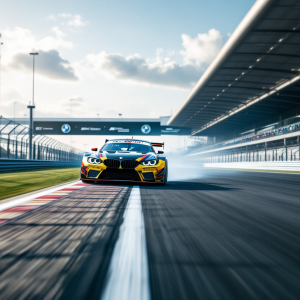 BMW M4 GT4 con materiali innovativi in fibra naturale