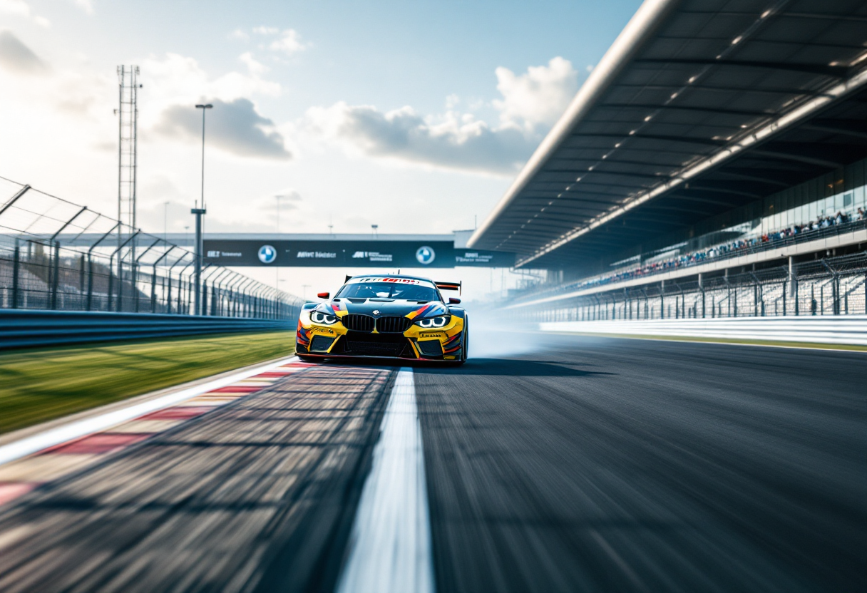 BMW M4 GT4 con materiali innovativi in fibra naturale