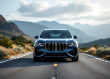 BMW XM 2025 in movimento su strada