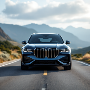 BMW XM 2025 in movimento su strada