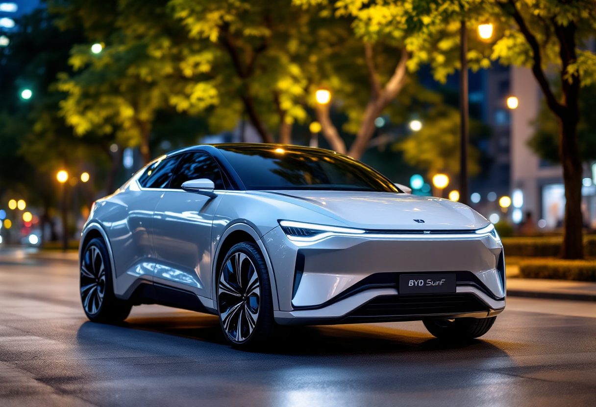 BYD Dolphin Surf, auto elettrica con tecnologia innovativa