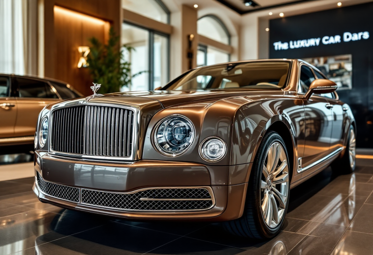 Bentley Mulsanne Grand Limousine in esposizione ad Abu Dhabi