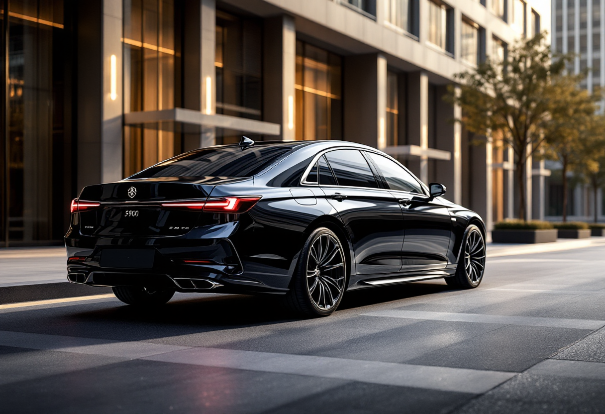 Maextro S800, berlina di lusso, design elegante